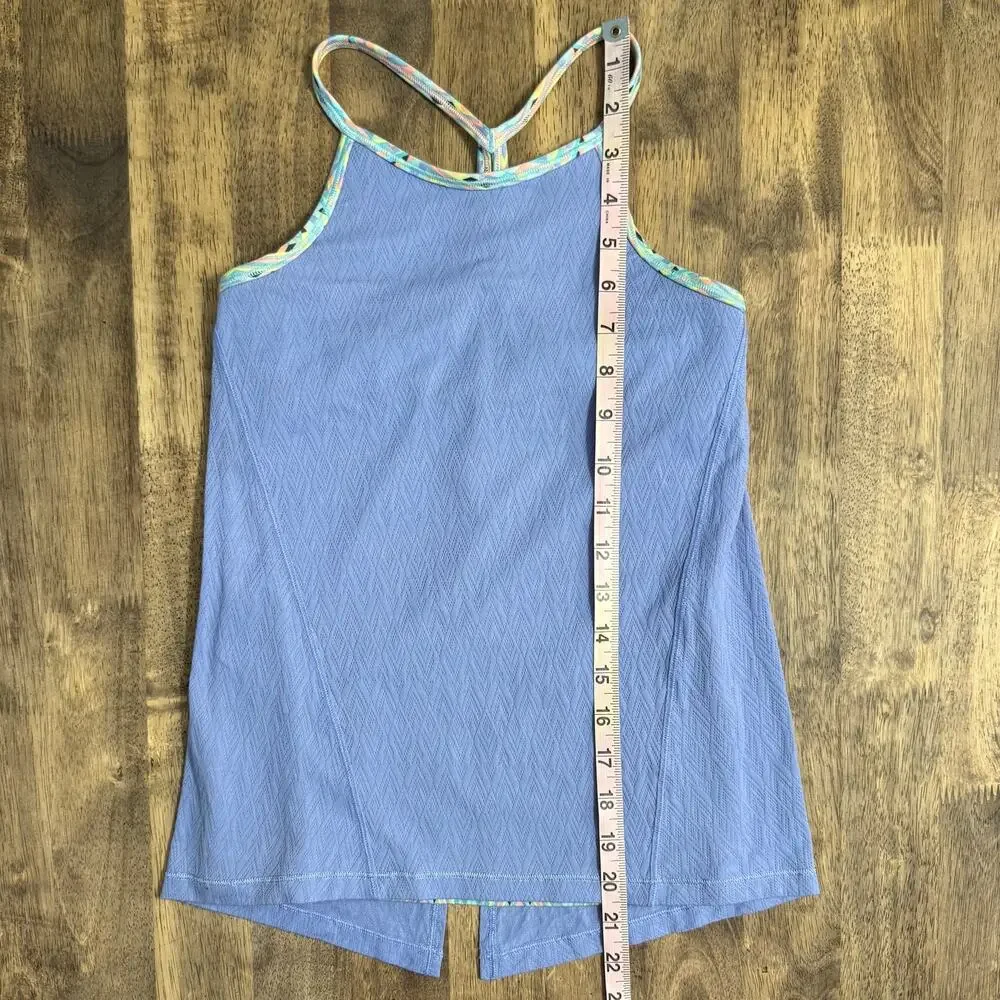 Ivivva lululemon Tank Top Twist N Tie Racerback Active Purple Kids Girls Size 10